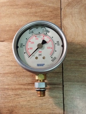 Wika Pressure Gauge 10,000 PSI 72-2121-37