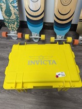 Invicta (3) Three Slot Yellow Collector Case/...