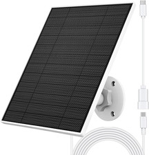 Solar Panel for Eufy Camera, 5W Solar Panel Compatible with Eufycam 3/3C/2/2 Pro