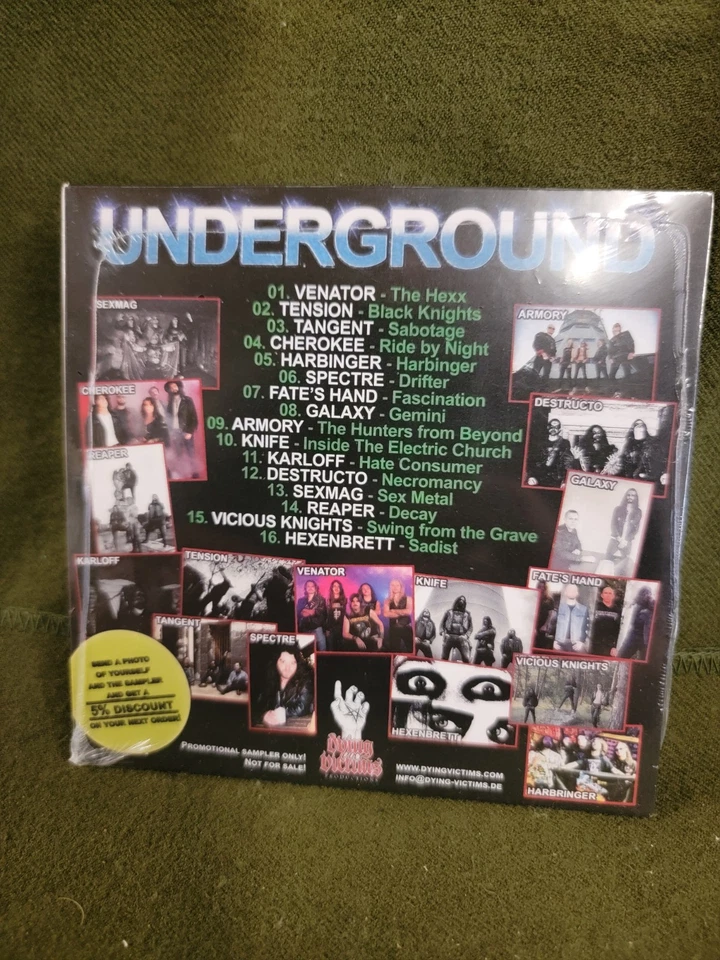 Dying Victims Productions Sampler Underground Armory Knige Venator Tangent - Image 2 of 4