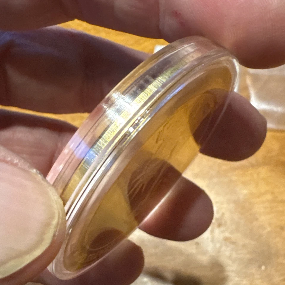 ABRAHAM LINCOLN DOLLAR TRIAL COIN PROOF AMERICAN MINT ORIG. RETAIL $99.95 NICE - Image 4 of 4