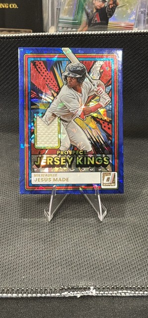 2026 Panini Donruss - Prospect Jersey Kings Jesus Made #PJK-JM Blue Ice MEM, RC