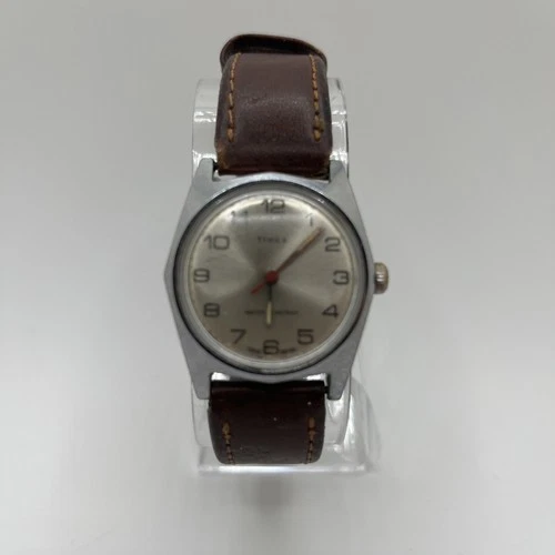 Vintage 1970’s Timex Sprite Hand-Wind Up Mechanical Watch Runs