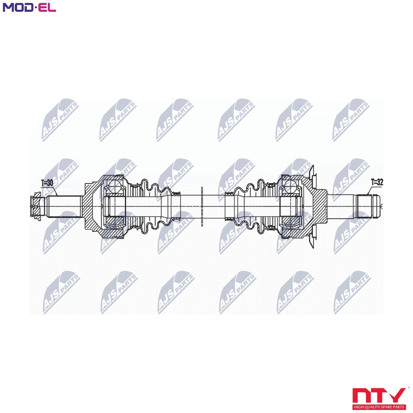 N.T.Y. NPW-BM-162.NTY Drive Shaft for BMW - Image 10