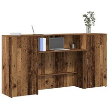 Banco Reception Legno Vecchio 200x50x103,5 cm Legno truciolato