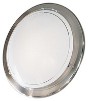 EGLO Chrome Wall/Ceiling Round Lamp Planet 1 – E27 60W – 290mm