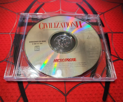  ️ Sid Meier's Civilization II (PC CD-ROM, 1996) MicroProse game for Windows 95