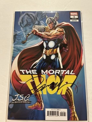 The Mortal Thor 1 NM J Scott Campbell Signed