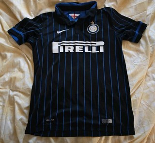 RARE Inter Milan Nike Home Shirt 2014 Size Child L 147 158cm