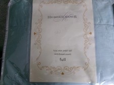 New Full Size Sheet Set  400 TC  Cotton   Light Green  1019