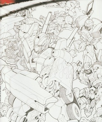 IDW Comics Transformers Movie Prequel Issue No 4 Part 4 Cover RI May 2007