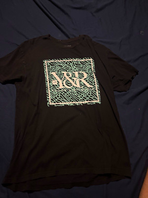 Young & Reckless Men s Black Graphic Logo Crew Neck Short Sleeve T-Shirt XL