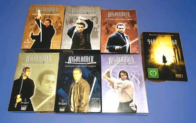 HIGHLANDER Komplette Serie Staffel 1-6 + Spinoff THE RAVEN 49 DVD 141 Episoden