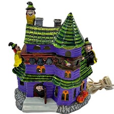 Christopher Radko Holiday Collection Witch Manor Haunted House Ceramic Lighted