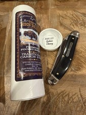 GEC Great Eastern Cutlery #88 Waynorth Bison Belly 88125 Gabon Ebony C Knife