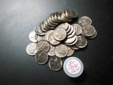 Bu Jefferson nickel roll 1956 P