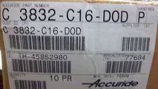 BOX OF 10 PAIRS ACCURIDE DRAWER SLIDE MOUNTS C 3832-C16-DOD NEW SEALED C3832C16