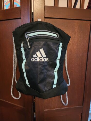 Adidas Drawstring Bag Backpack Sports Sack - Picture 1 of 3