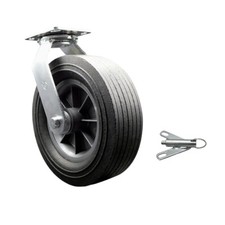 BBQ Smoker Grill Flat Free All Terrain 10 Inch Caster with Lock– Service Caster