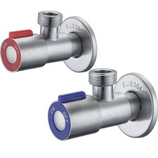 Eckventil Regulierventil aus Edelstahl Ventil Eckventil 1/2" x 3/8" ,1/2"