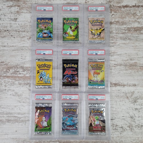 Pokemon 1st Edition Booster Pack PSA 10 GEM MT WOTC Sealed Graded