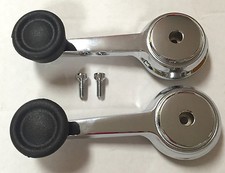 76-91 Jeep Cj5 Cj7 Cj8 Yj Wrangler Window Pair Crank Handles 3678907 11814.01