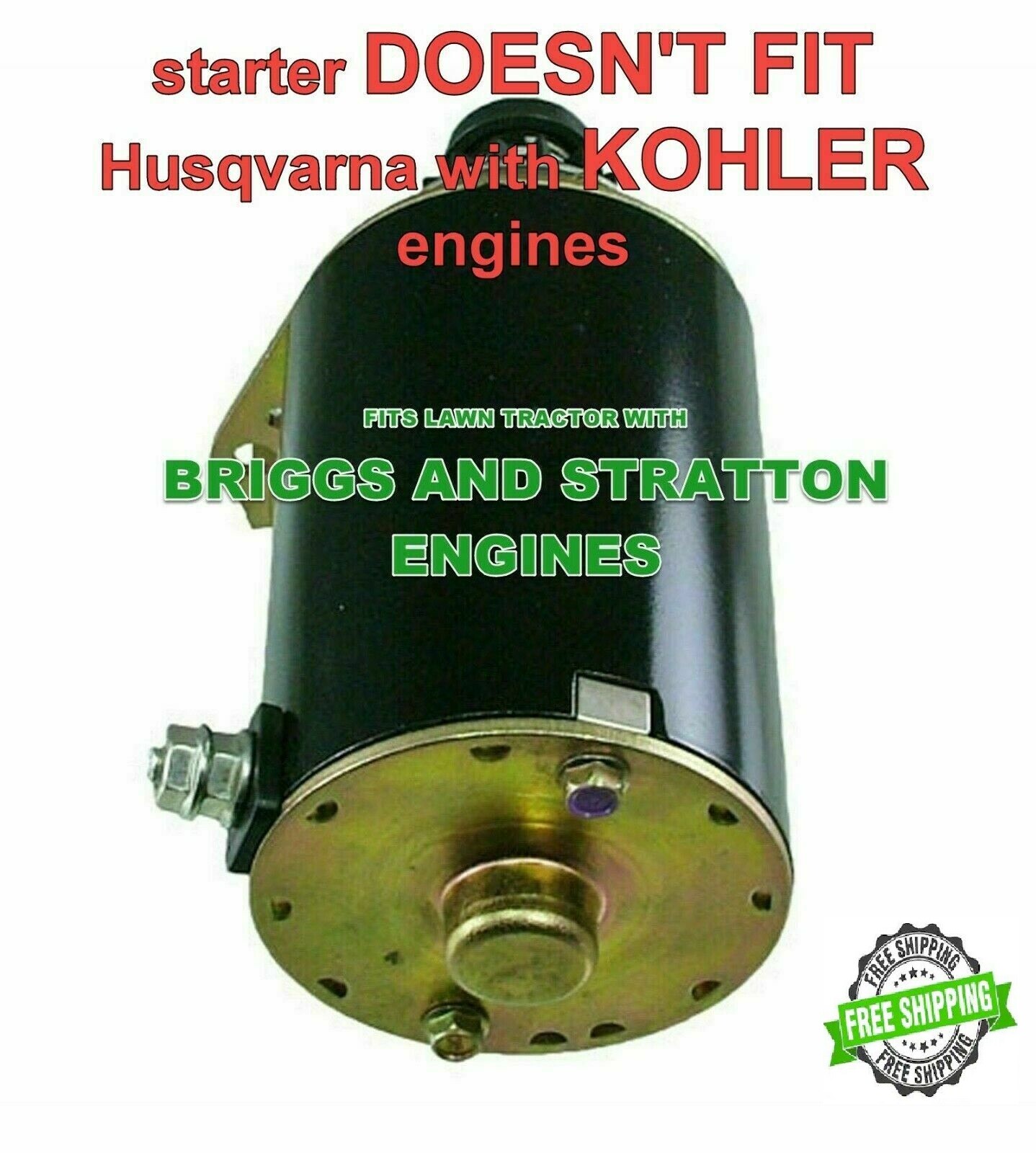 Motor Starter For Husqvarna LGT2654 Mower Tractor 960430036 960450007 w
