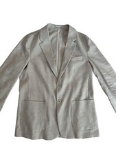Zara Men's Linen Blend Blazer Sports Jacket Size Large