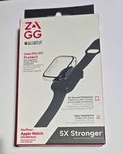 NEW Clear ZAGG InvisibleShield Glass Elite 360 for Apple Watch 41/40mm - SEALED
