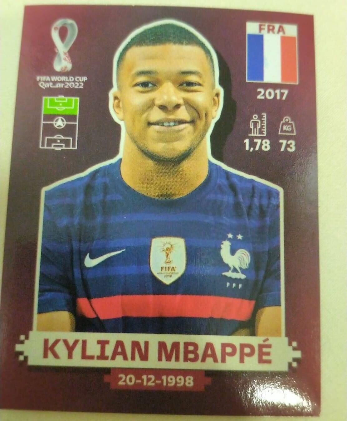 LANCE LIVRE - EXTRA LEGEND ORYX EDITION BORDÔ - KULIAN MBAPPE - FRANÇA -  COPA