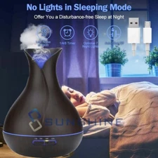 Humidificador Difusor Ultrasonico Aroma De Aceite Aromaterapia Para Bebes Cuarto