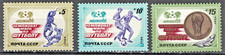 RUSSIA,USSR:1986 SC#5463-65 MNH 1986 World Cup Soccer Championships  AF1668