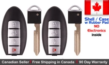 2x Replacement Keyless Remote Key Fob Shell Case For Infiniti M35 M45 CWTWBU618