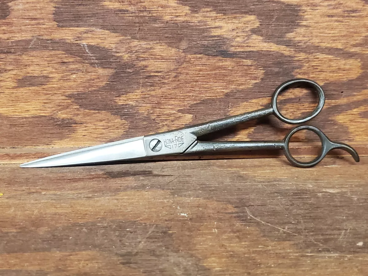 Vintage Barber Scissors Bona Fide 17 Beckher Otte Inc New York eBay
