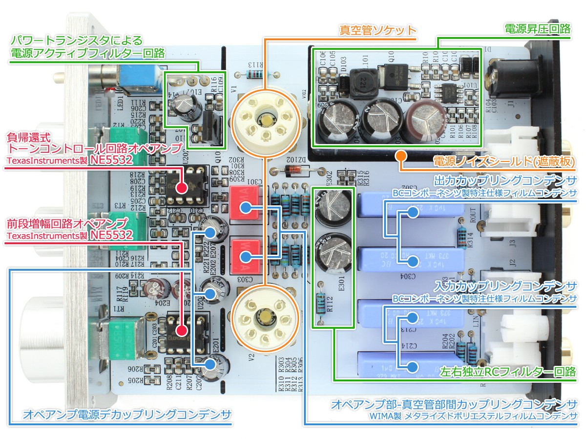 FX-AUDIO TUBE-03J Vacuum Tube Hybrid Preamp Tone Control FX-AUDIO TUBE-03J Vacuum Tube Hybrid Preamp Tone Control