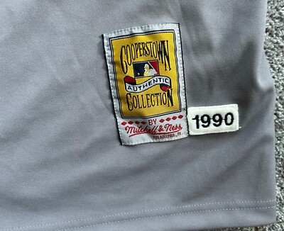 Mitchell & Ness Pittsburgh Pirates #24 Bonds Grey Yellow Size 60