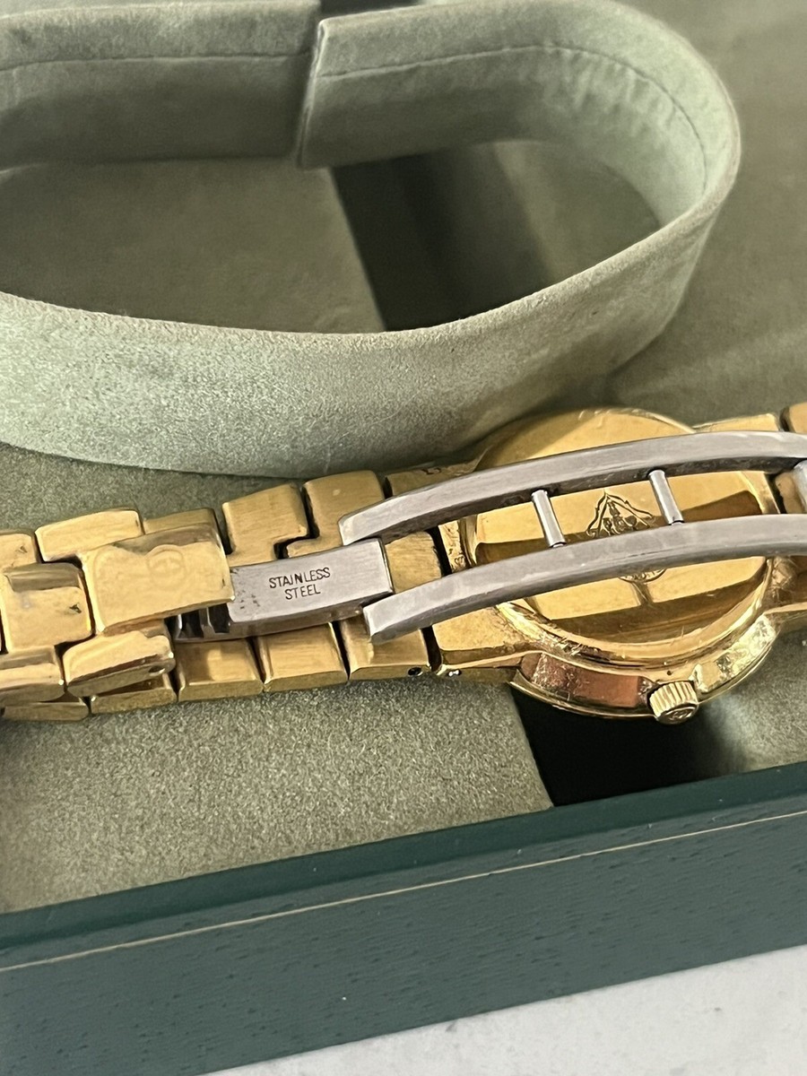 ビンテージ GUCCI 3300.L ゴールド /女性用腕時計 Gucci Vintage Classic 3300.2.L 18K Gold Plated Women's Watch