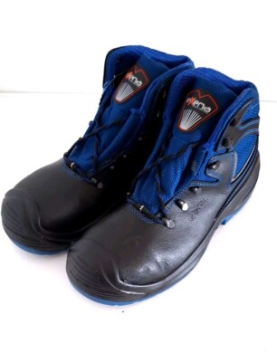 Arbeitsstiefel S3 Herren und Damen Hochschuh S3 SRC HRO  Echtleder Schwarz