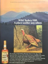 Wild Turkey Kentucky Bourbon Majestic Hills Vintage Print Ad 1983 *See Descr**