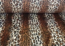 Fourrure Douillet Courts Fausse Fourrure Déco Peluche Tissu Livia Léopard Motif