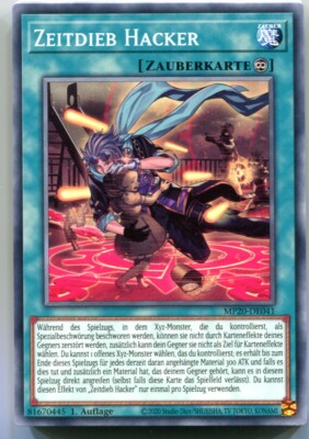 Yu-GI-OH Zeitdieb Hacker Common MP20-DE041