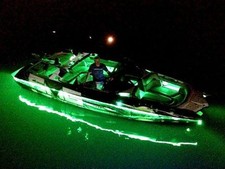 BLUE - - LED Boat Light Kit - - UNIVERSAL fit any boat - - under OR above deck e