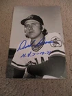 Cleveland Indians DICK BOSMAN  Signed 4x6 NO HITTER Photo MLB BASEBALL AUTOGRAPH