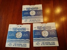 Three View Master Reels: Roy Rogers, Cisco Kid and Pancho, and Northern Maine