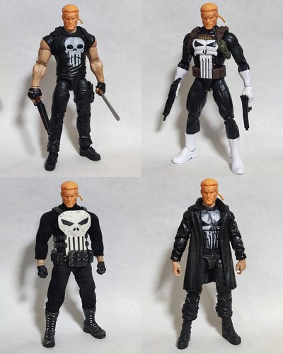 ML Size Unpainted Comics Young Punisher Man Head Carved Sculpt 1/12 Scale Fit 6' - Picture 20 of 24