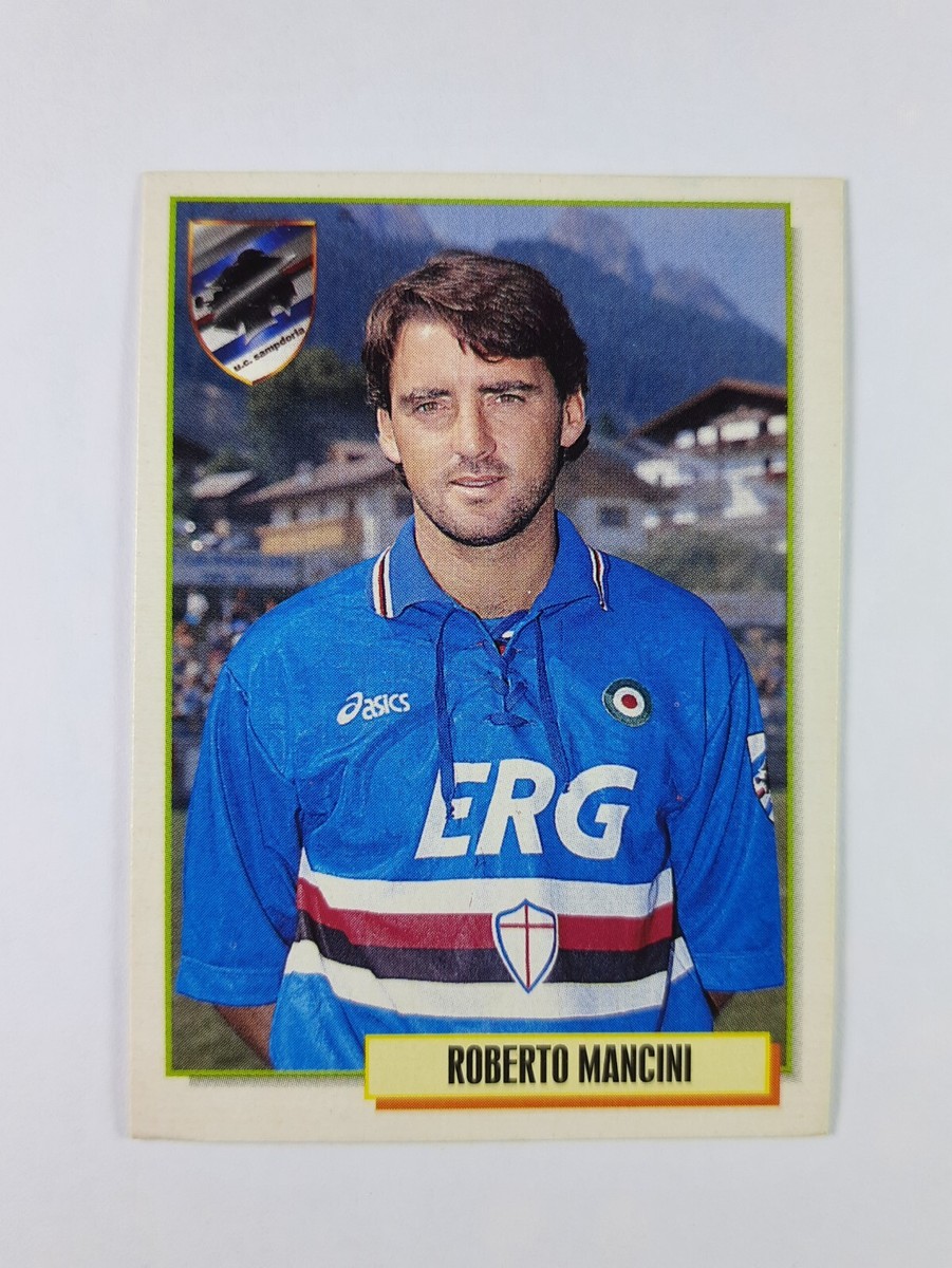 Calcio Merlin 95 Cards Roberto Mancini Sampdoria CARD #298