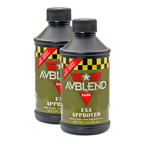 Avblend zMax Aviation Oil Additive with LencKite FAA Approved 12 oz