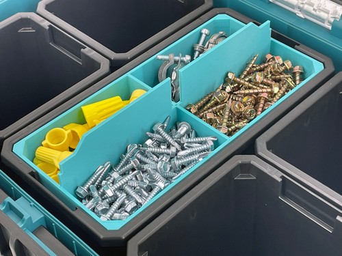 Makita MAKTRAK Deep Compact Organizer Compatible Large Nesting Bins - Picture 64 of 64