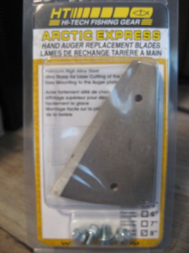 HT Ice Fishing 8" Artic Express Hand Auger Replacement Blades AEB-8 - Picture 3 of 3