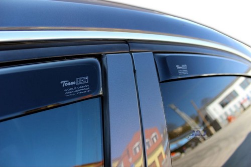 Deflectores de viento para Skoda Superb Mk1 2002-2008 4 puertas berlina juego de 4 piezas Heko - Imagen 5 de 7